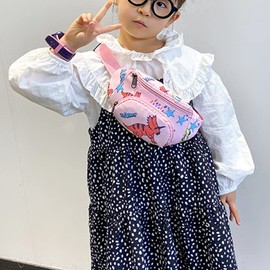 Cute Dinosaur Kids Fanny Pack Waist Pack Small Belt Bum Bag Crossbody Purse Waist Pouch for Toddler Girls Boys