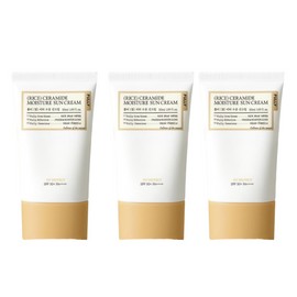 Poly Rice Cera Moisturizing Sunscreen Cosmetic Muk Eom Jeonghwa Sun Cream 3 Pieces 50ml Sun Cream 3 Pieces / 폴리 쌀세라 수분 선크림 화장먹 엄정화썬크림 3개 50ml 선크림 3개