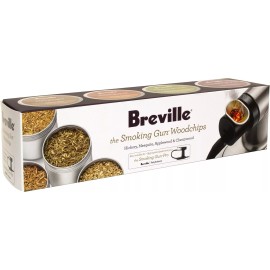 Breville the Smoking Gun Woodchips 4pack Hickory Mesquite Applewood Cherrywood