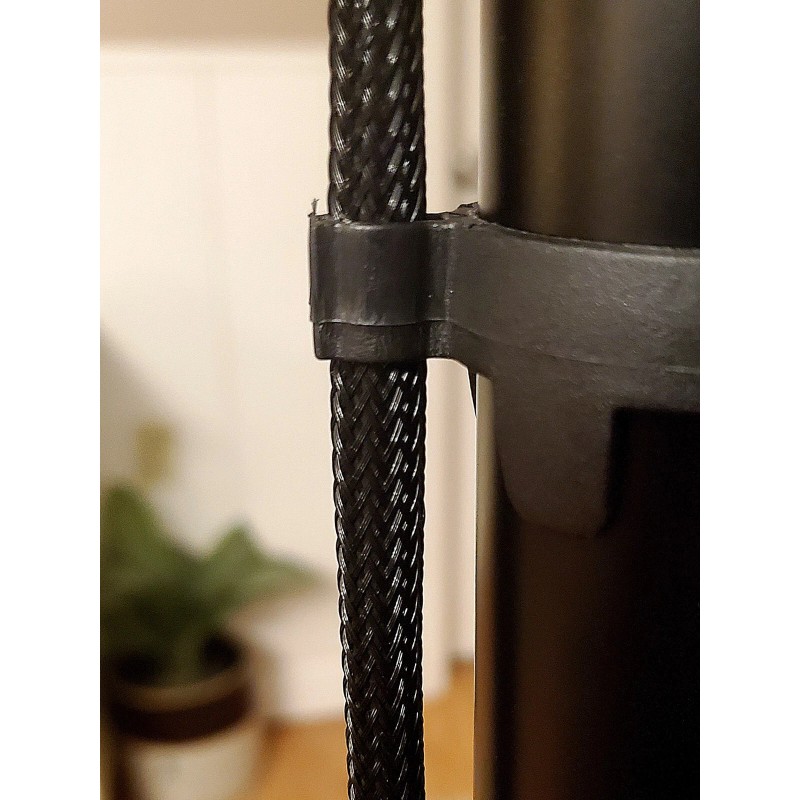 Neutrik Black Braided Speakon Cables for RCF Evox 12 Speakers