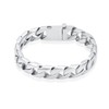 Cremation Urn Bracelet for Men - Silver Cuban Link Bracelet