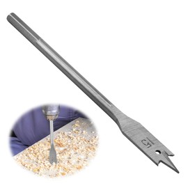 15mm Wood Drill Bit, Spade Drill Bit Professional Spade Bit Universal Quick Change Hex Shank Flat Wood Drill Bit for Wooden Plywood Chipboards Soft Wood Hard Wood Surfaces