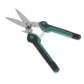 SHINEOFI 1Pc Light Green Cutter Durable Scissor with Slip Handle Safety Lock for Home and Workshop Use Efficient Shear Tool