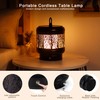 TRIROCKS Cordless Table Lamp 4000mAh Rechargeable Battery Operated Desk lamp