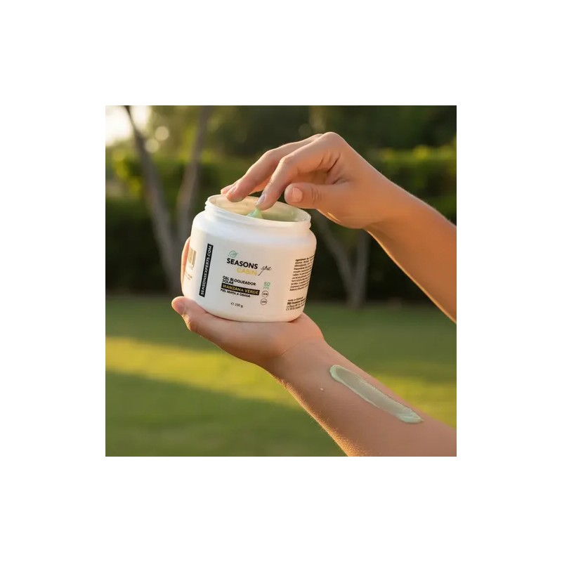 Gel Bloqueador Solar De Manzana Verde 50fps 250gr