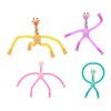 4Pcs Giraffe Tube Toy Telescopic Suction Cup Tube Giraffe Toy