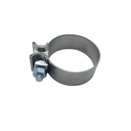 1 Pair 2pcs SHLPDFM 3" Stainless Steel T409 Narrow Band Exhaust Clamp Lap Joint Universal for The Catback Muffler Downpipe