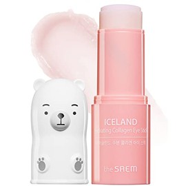 THESAEM The Saem Iceland Hydrating Collagen Eye Stick 0.24Oz - Bálsamo Hidratante Antiarrugas Para Ojos Para Piel Caída - Tratamiento Bajo Los Ojos - 