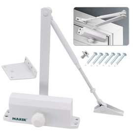 Marie Automatic Door Closer,Size 2 Adjustable Closing Speed Door Closer for 55-99lbs Residential and Commercial Light Doors
