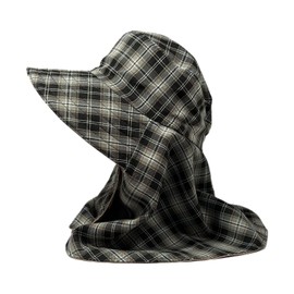 The Hatter Men's, Women's, Gardening, Farming, Hat, Reversible Hat, Sunshade Hat, Stylish Hat, UV Protection, UV Protection, Wide Brim, Spring, Summer, Autumn, Foldable, Cute, [K-3] Coral x Black