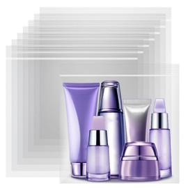 8PCS Airport Security Liquids Bags 20X20 cm Clear Travel Toiletry Bag Airline Approved for Hand Luggage Regulations Waterproof Liquids Wash Bags Travel Accessories for Women/Men