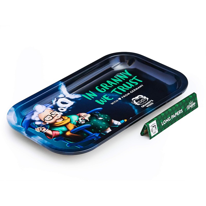 Granny's Exclusive Rolling Tray aus Metall | 27 x 16,5cm