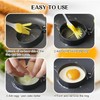 PacuM 2 Pack Egg Rings Non Stick Frying Egg Circles