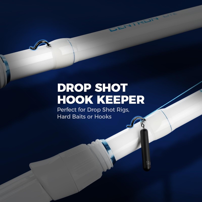 KastKing Centron Lite Twin Tip Casting Rods,6'0", Mod Fast, Medium