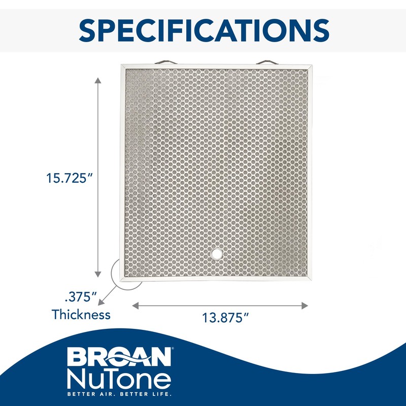 Broan-NuTone HPFA3B30 Replacement Filter, 2 Count