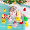 Christmas Advent Calendar 2024-24PCS Christmas Countdown Calendar Rubber Ducks for