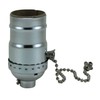 Lite Accents Lamp Parts ON/OFF PULL CHAIN Medium Base Socket-Nickel