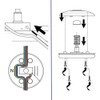 Foot Switch with Screw Contacts 1 Pin 2A 250V Black