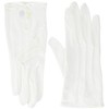 LEZAX 601 JOYFIT Cotton Chamois Gloves, White