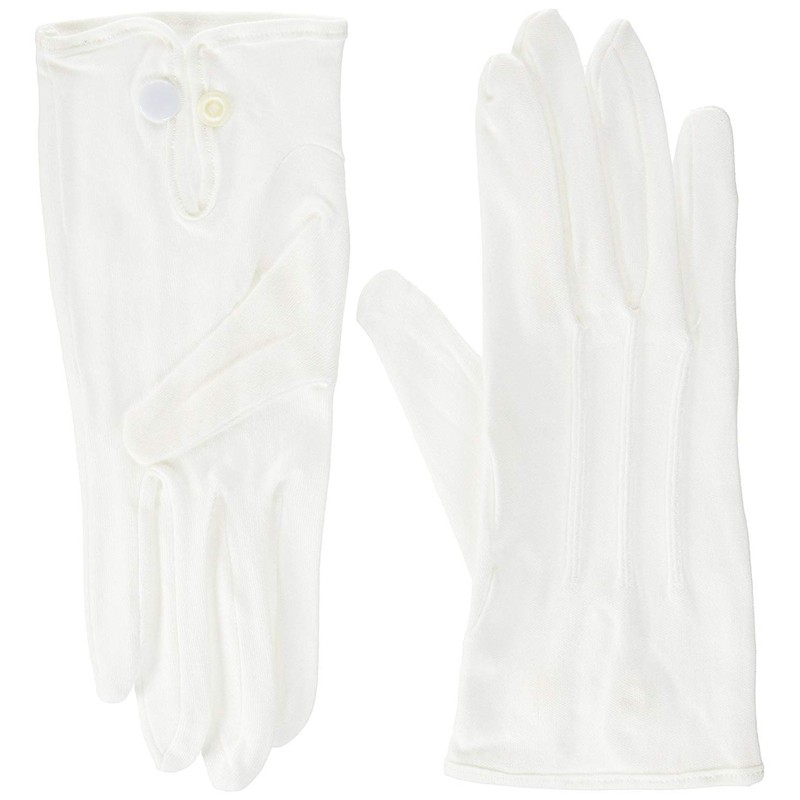 LEZAX 601 JOYFIT Cotton Chamois Gloves, White