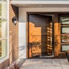 GOALPLUS Dusk to Dawn Wall Light for Porch, Black Exterior