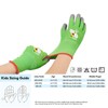 Vgo... 3 Pairs Kids Gardening Gloves Ages 3-9| Natural Latex