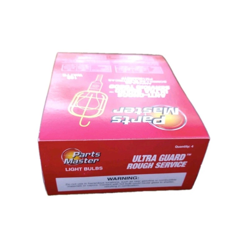 Parts Master 100 Watt Rough Service Bulbs - 4 Pack