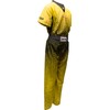 TOP TEN Graphic Kickboxing Uniform, Yellow - black