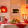 MOROBOR Christmas Cutlery Holder - 24pcs Silverware Bag, Red Utensil