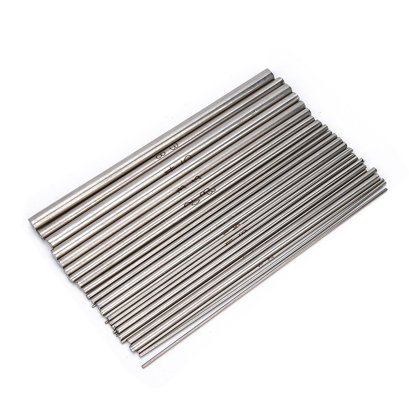 30pcs Metal Jewelry Cored Rod with Jewelry Cross Locking Tweezers