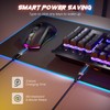 RisoPhy Wireless Gaming Keyboard and Mouse Combo, Metal Panel, 7