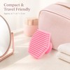 Pink Silicone Face Cleansing Brush for Daily Skincare – Soft
