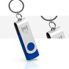 mosDART Paquete de 10 Flash Drives USB 2.0, Azul, 16GB