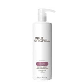 Paul Mitchell Extra-Body Sculpting Gel, Gel para Definir y Estilizar, Agrega Volumen + Control de Estilo, Para Cabello Fino, 500 ml