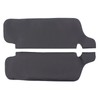 MOTOKU Pair Left Driver and Right Passenger Side Black Microfiber