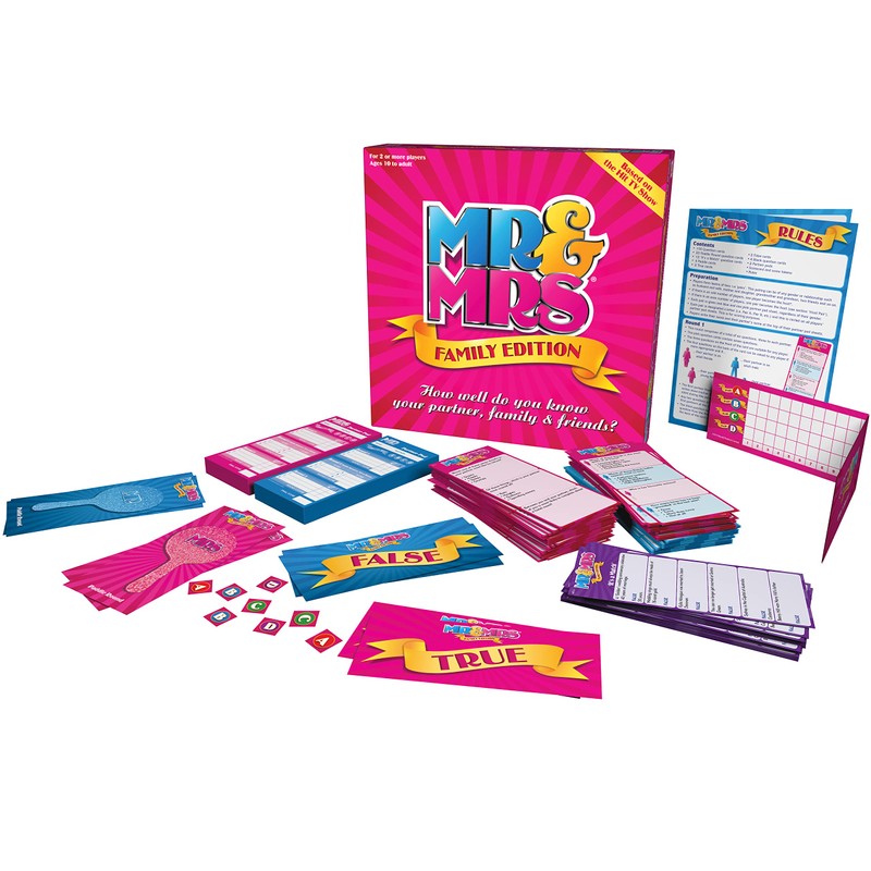 Rascals, Mr & Mrs Family Edition, Party Board Game, Ages