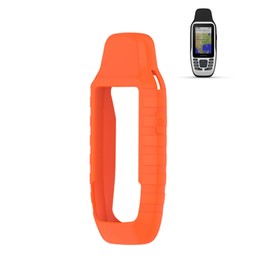 Case for Garmin GPSMAP 79s/79sc Marine GPS Handheld, WUNIAK Soft Silicone Protective Portable Scratch Shock Resistant Shell Case for Garmin GPSMAP 79s/79sc，Orange