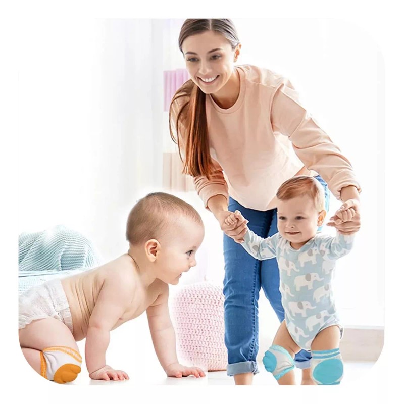 Rodilleras Para Bebe Reforzadas Antideslizantes 3 Pares