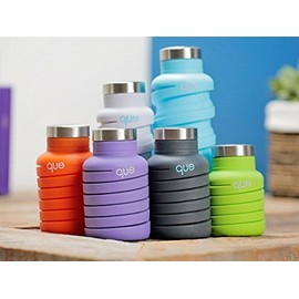 que Bottle Extendable, Stylish, Cute, Environmentally Friendly, Drink Bottle, Genuine Japanese Product (Large, 530ml), White)