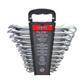 Titan Tools 17398 22-Piece SAE & Metric Combination Wrench Set