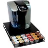 DecoBrothers K-Cup Holder Drawer for 36 Coffee Pods Storage, Black