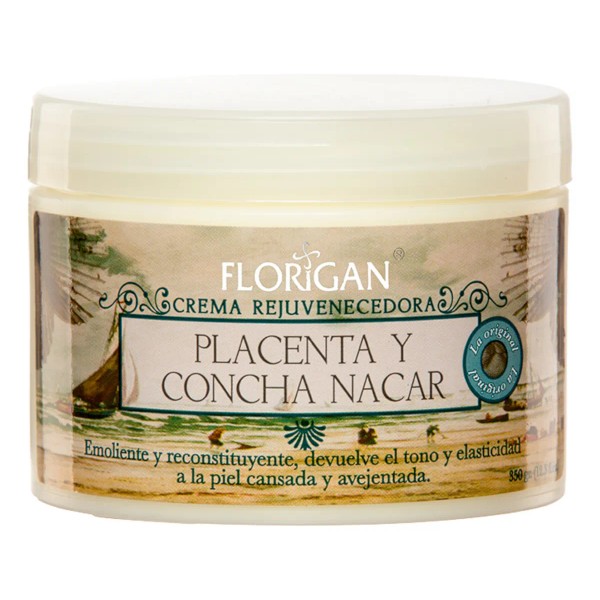 Crema Placenta Y Concha Nácar Rejuvenecedora 350g Florigan®