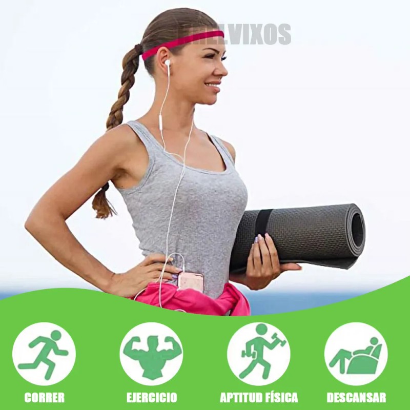 15pz Bandas Elásticas Moda Deportivas Delgadas El Cabello Camuflaje 2