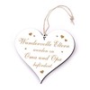 Dekolando "Ihr werdet Oma und Opa Heart" Sign - Großeltern