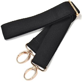 Lelotte STP-BK Shoulder Strap for Bags, Choice of Cotton, Nylon, Material, Wide Replacement, COTTON-GOLD