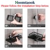 Hoomtaook Shower Shelf for Shower Rail Shower Caddy No Drilling