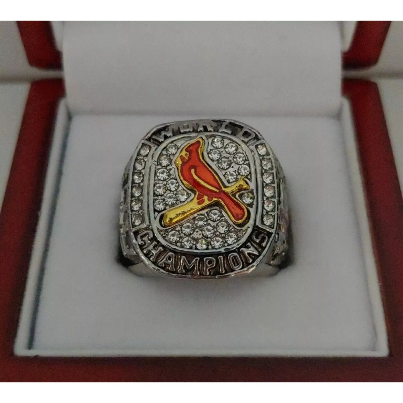 St Louis Cardinals - 2011 World Series Ring With Wooden