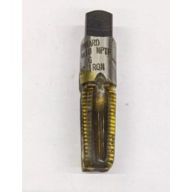 Kromhard 1/4"-18 NPTF Pipe Tap HSS G Nitride Treatment for Cast Iron 9/16 SH USA