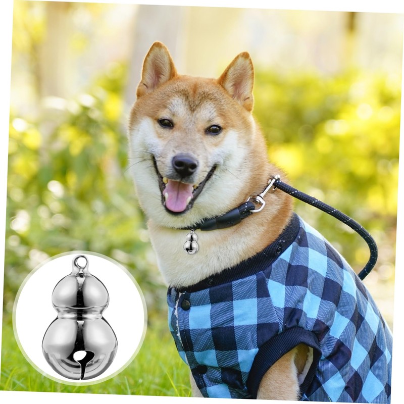 VILLFUL 5Pcs Christmas Pet Bells for Dog Collar Lightweight Decorative