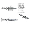 Trailer Spring Hasp Heavy Duty Galvanized Iron Door Handle Buckle